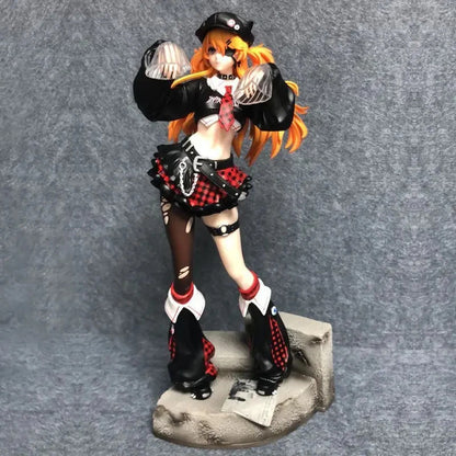 Asuka Gothic Neon Genesis Evangelion Anime Kawaii Figure PVC 9.2" [Boxed]