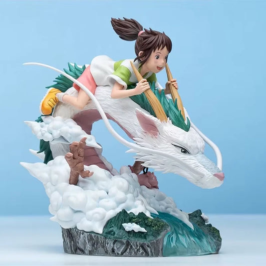 Ogino Chihiro & Nigihayami Spirited Away Anime Figure PVC 5.9" [Boxed]