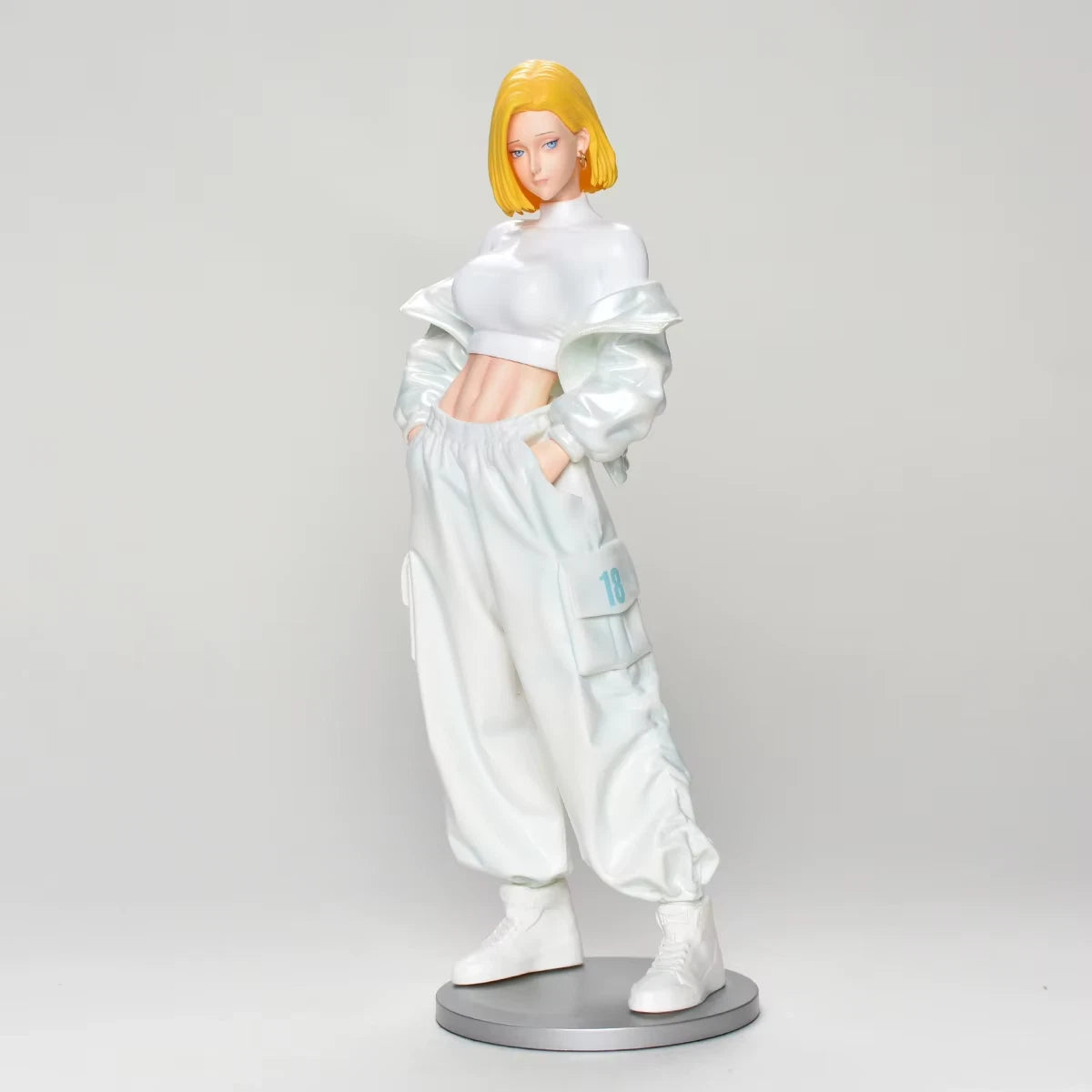 Android 18 Streetwear Style Dragon Ball Z Anime Cute Figure PVC 9" [Boxed]