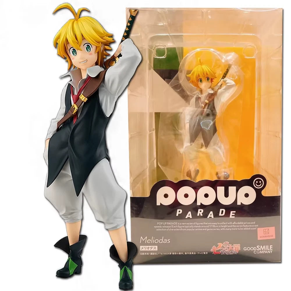 Meliodas Sin of Wrath The Seven Deadly Sins Anime Collectible Figure PVC 6" [Boxed]