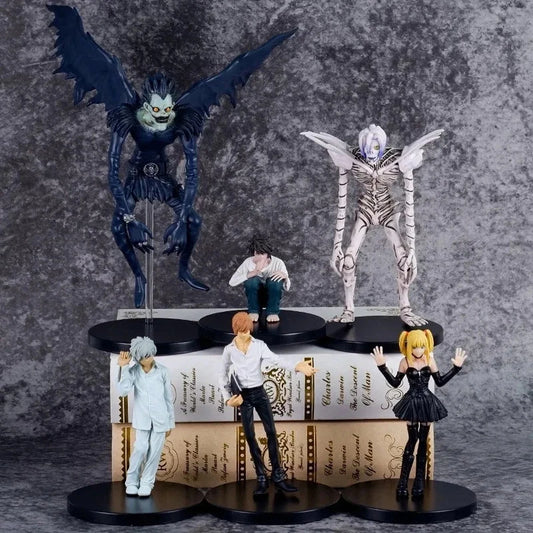 Set Of Six Characters Death Note Anime Collectible Figures PVC 3-5 in [No Box]