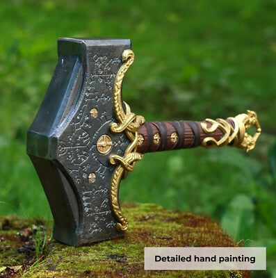 Kratos Mjolnir Thor's Hammer God of War RPG Cosplay Toy 15" [Boxed] *No Glow*