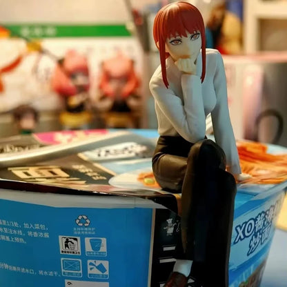 Makima Noodle Stopper Chainsaw Man Anime Desktop Figure PVC 5.5" [No Box]