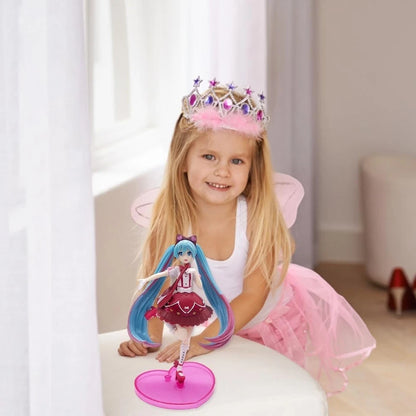 Hatsune Miku Ribbon Heart Project DIVA Vocaloid Kawaii Figure PVC 6" [No Box]