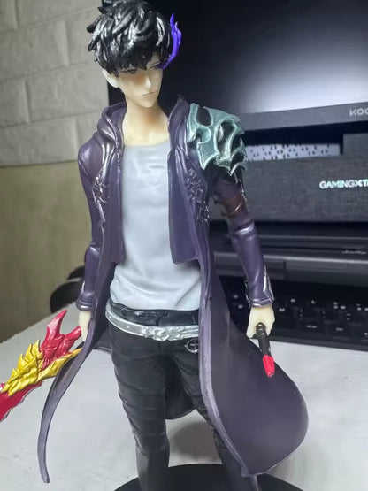 Sung Jin-woo Kamish's Wrath Solo Leveling Anime Figure Model Statue PVC 7" [Boxed]