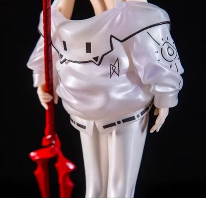 Rei Ayanami Latex Bodysuit Neon Genesis Evangelion Kawaii Anime Figure PVC 8" [No Box]