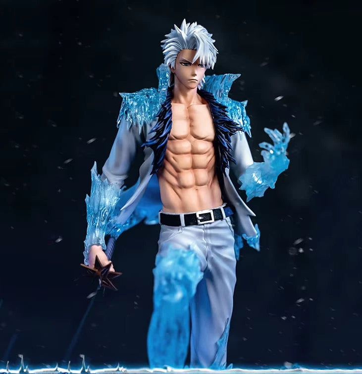 Toshiro Grand Crimson Lotus Ice Ring Bleach Iconic Anime Figure PVC 11" [Boxed]