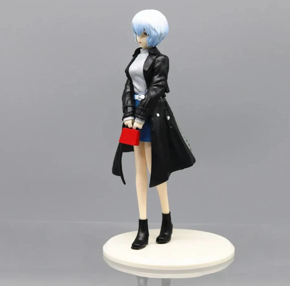 Rei Ayanami Red Rogue Rebuild of Evangelion Cute Anime Figure Model PVC 8" [Boxed]