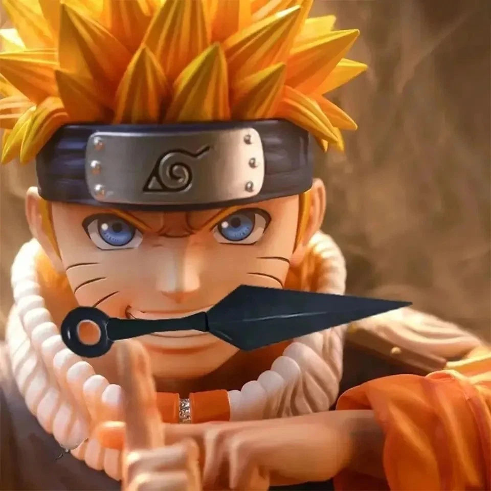 Young Naruto Uzumaki Anime Collectible Cute Action Figure PVC 4.2" [No Box]