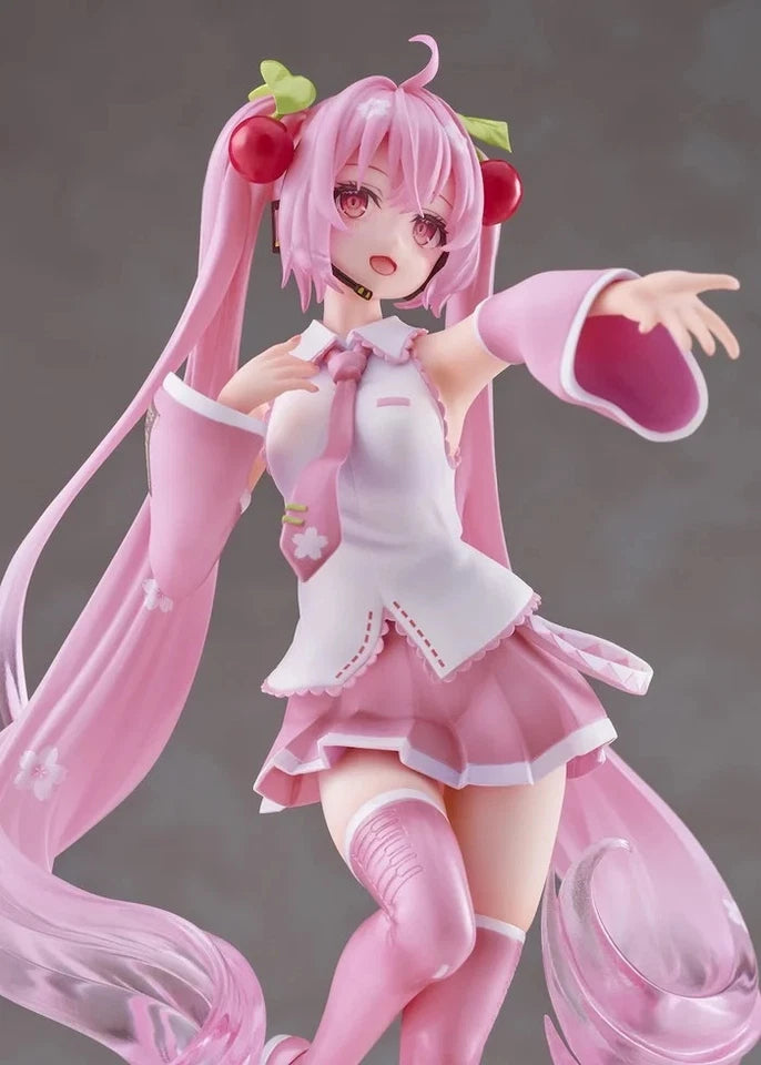 Hatsune Sakura Miku Stage Face Project DIVA Vocaloid Kawaii Figure PVC 7" [Boxed]