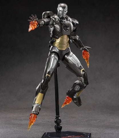 Iron Man Mark 12 Marvel Adjustable Featured Action Figure Model PVC 7" [Boxed]