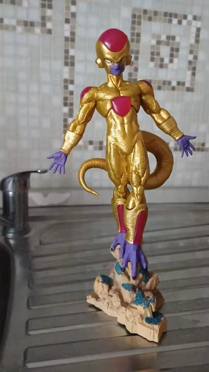 Golden Frieza Dragon Ball Super Anime Figure Model Statue PVC 10" [No Box]