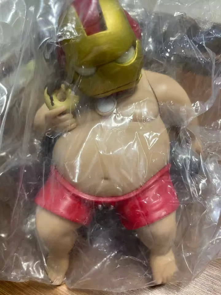 Chubby Iron Man Mark 45 Marvel Parody Funny Action Figure PVC 4.7 in [No Box]