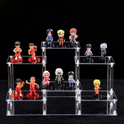 Deluxe Acrylic Display Figure Riser Stand 5.5 L x 12.6 W x 9.9 H in