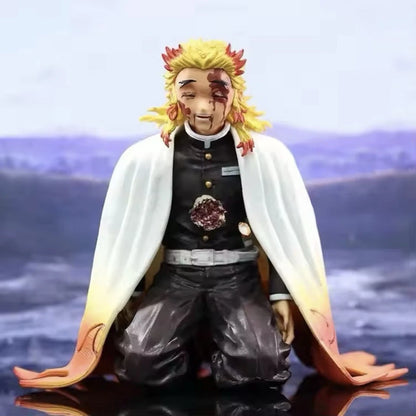 Kyojuro Death Pose Flame Hashira Demon Slayer Limited Stock Anime Figure 5.1" [No Box]