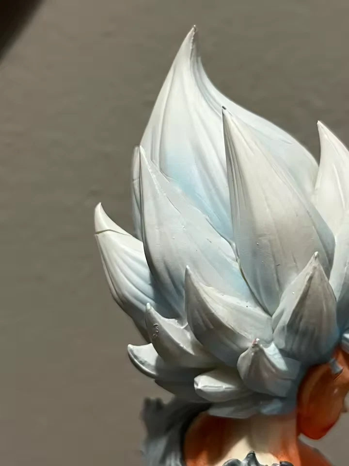 Goku Perfected Ultra Instinct Form Dragon Ball Z Anime Figure PVC 11" [No Box]