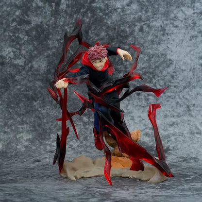 Yuji Itadori Piercing Blood Jujutsu Kaisen Signature Anime Figure PVC 6.8" [Boxed]