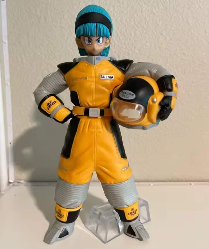 Bulma Space Suit Dragon Ball Z Anime Figure Model Statue PVC 8" [No Box]