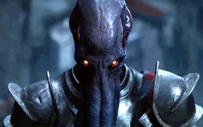 Mind Flayers Illithids Mask Cosplay Baldur's Gate 3 Costume Silicone PVC 23"