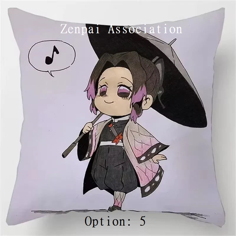 Hashira Corps Demon Slayer Anime Soft Pillow Cushion Cover 2 x 2 ft
