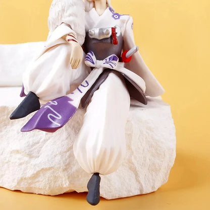 Sesshoumaru Sitting InuYasha Collectible Anime Figure Model PVC 5.5" [No Box]