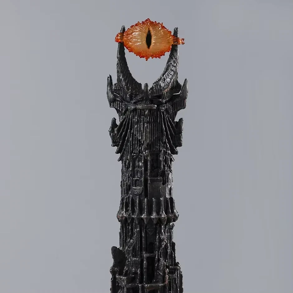 Barad-dur the Dark Tower The Lord of the Rings Ornament Statue Model PVC 7.8" [Boxed]