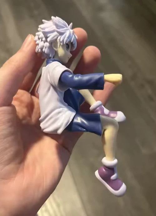 Killua Zoldyck Fist Bump Hunter X Hunter Anime Figure Model PVC 5" [No Box]