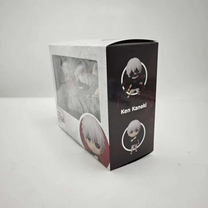Kaneki Ken Tokyo Ghoul Anime Adjustable Kawaii Chibi Figurine PVC 3.9" [Boxed]
