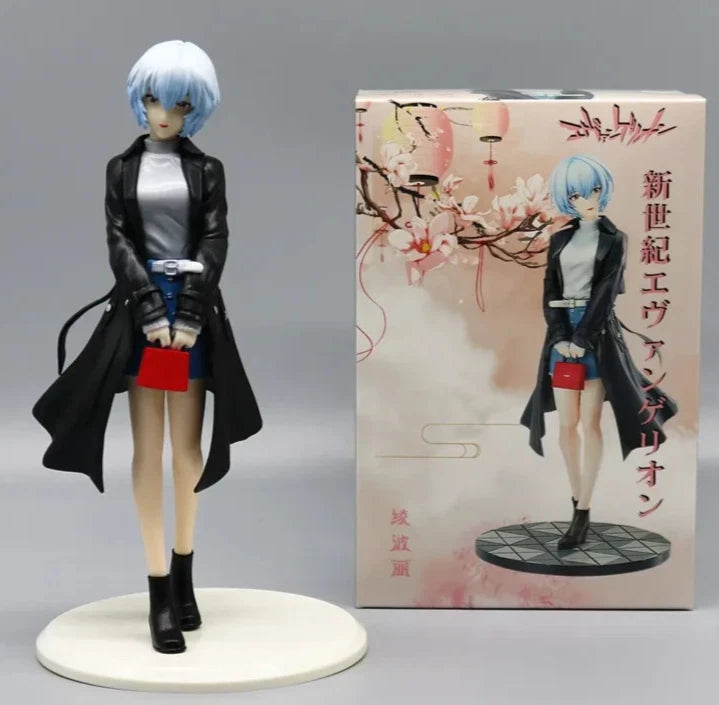 Rei Ayanami Red Rogue Rebuild of Evangelion Cute Anime Figure Model PVC 8" [Boxed]