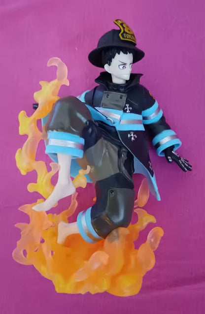 Shinra Kusakabe Fire Force Anime Collectible Action Figure PVC 5" [No Box]