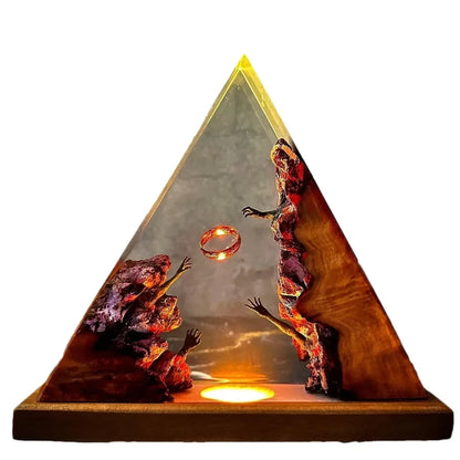 The One Ring The Lord of the Rings Desktop Night Light Lamp Resin 11 x 13 "