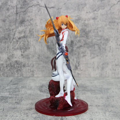 Asuka Soryu & Mari Makinami Neon Genesis Evangelion Anime Figure PVC 10.5" [Boxed]