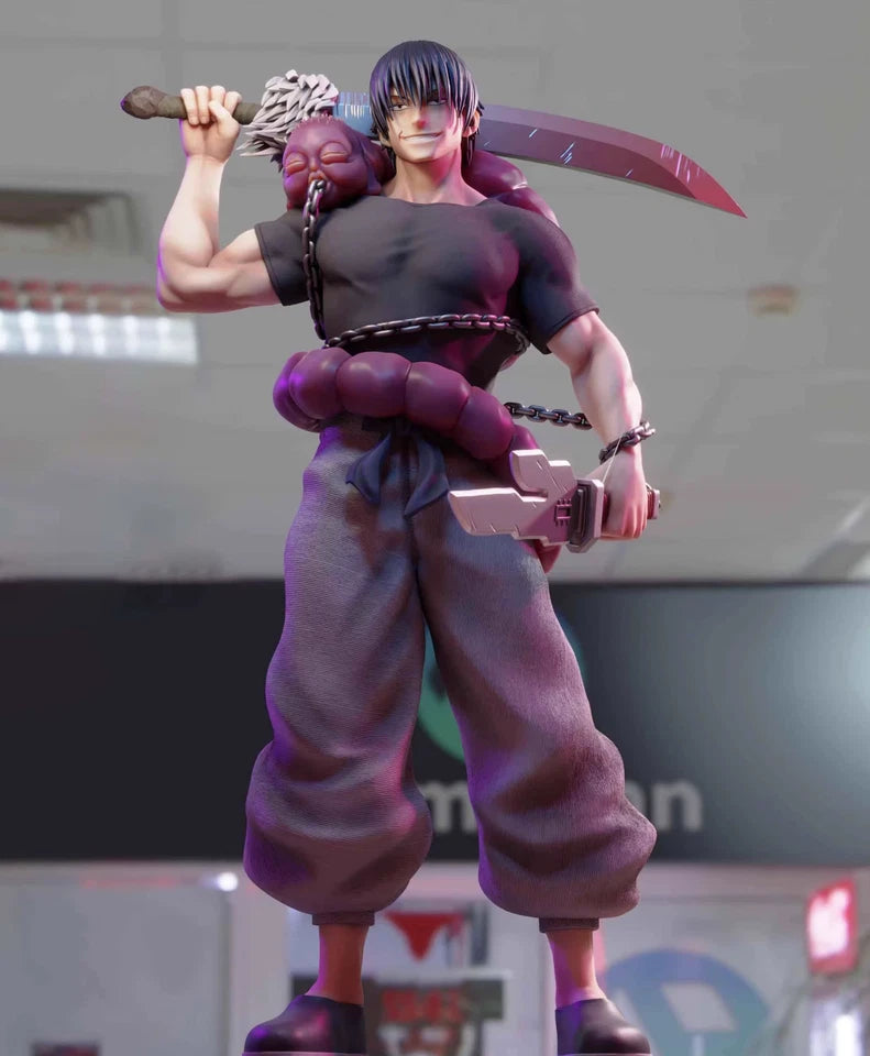 Toji Fushiguro Sorcerer Killer Jujutsu Kaisen Anime Figure PVC 8.6" [Boxed]