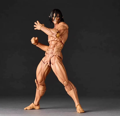 Eren Attack on Titan Form AoT Adjustable Action Anime Figure PVC 5.9 in [Boxed]
