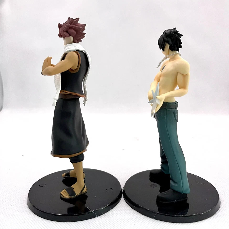 Natsu, Gray, Lucy, Erza Fairy Tail Anime Figure Model Statue PVC 6" [Boxed]