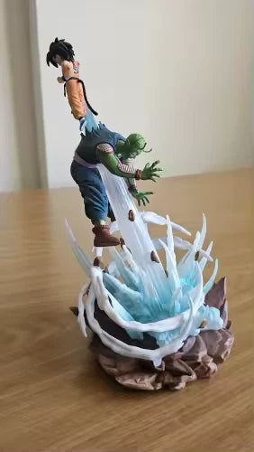Goku vs Piccolo Dragon Ball Anime Figure Model Statue PVC 8" [No Box : Light-Up]