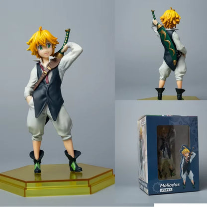 Meliodas Sin of Wrath The Seven Deadly Sins Anime Collectible Figure PVC 6" [Boxed]