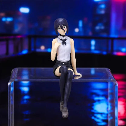 Reze Bomb Girl Sitting Chainsaw Man Anime Figure Model Statue PVC 4" [No Box]