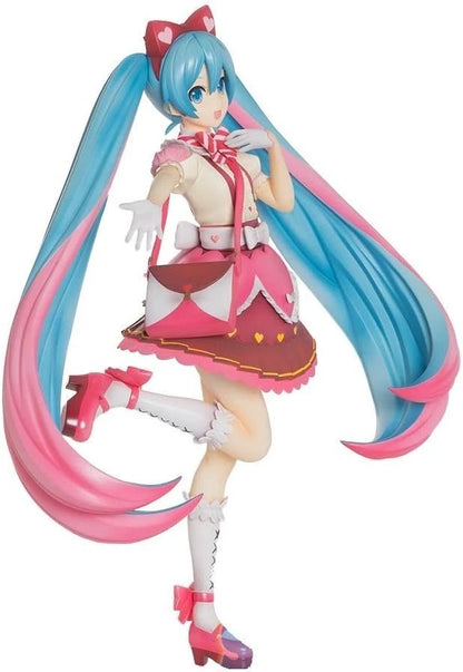 Hatsune Miku Ribbon Heart Project DIVA Vocaloid Kawaii Figure PVC 6" [No Box]