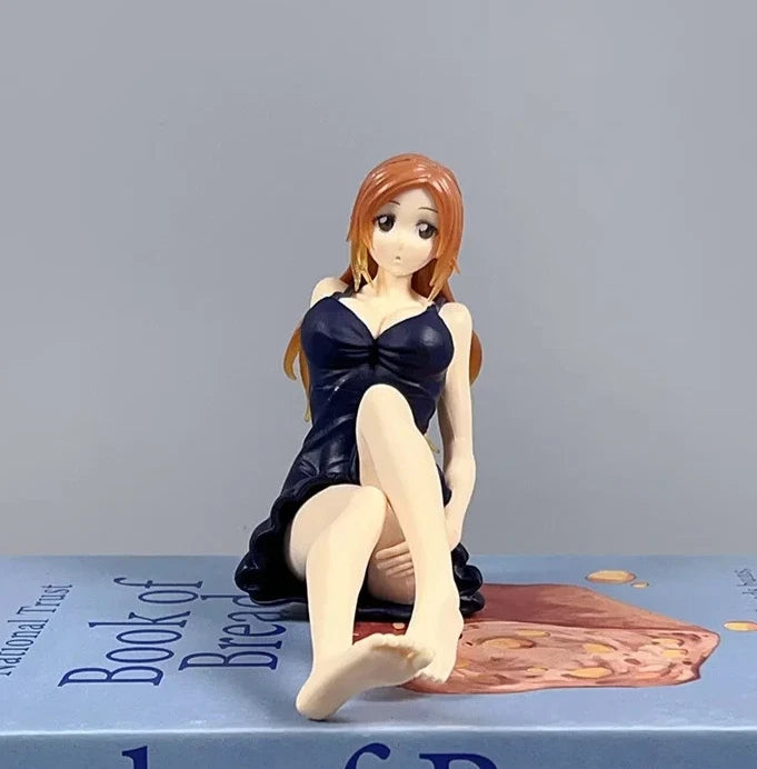 Orihime Inoue Relax Time Bleach Kawaii Anime Figure Model Statue PVC 4" [No Box]