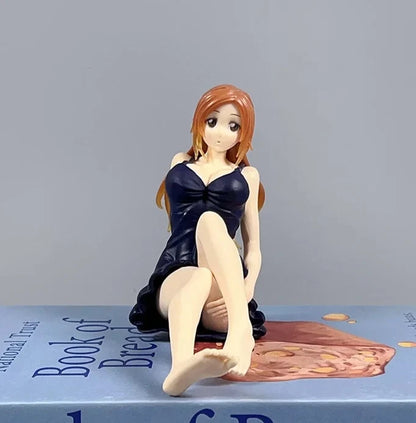 Orihime Inoue Relax Time Bleach Kawaii Anime Figure Model Statue PVC 4" [No Box]
