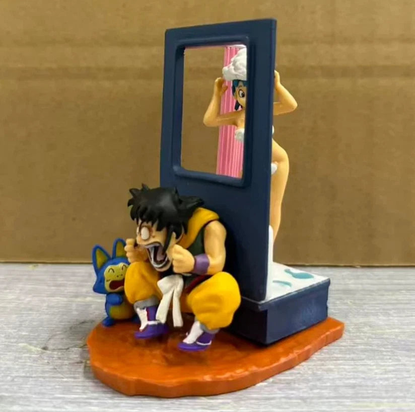 Bulma & Yamcha Dragon Ball Z Funny Anime Figure Model Statue PVC 4" [Adult Collectible]