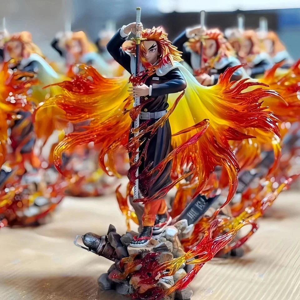 Kyojuro Flame Breathing Demon Slayer Collector-Grade Anime Figure PVC 11" [Boxed]