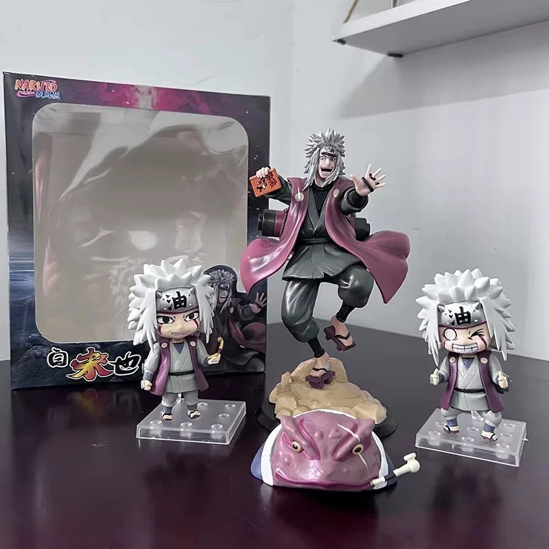 Jiraiya the Pervy Sage Naruto Shippuden Anime Figure Model Statue PVC 8" [Boxed]