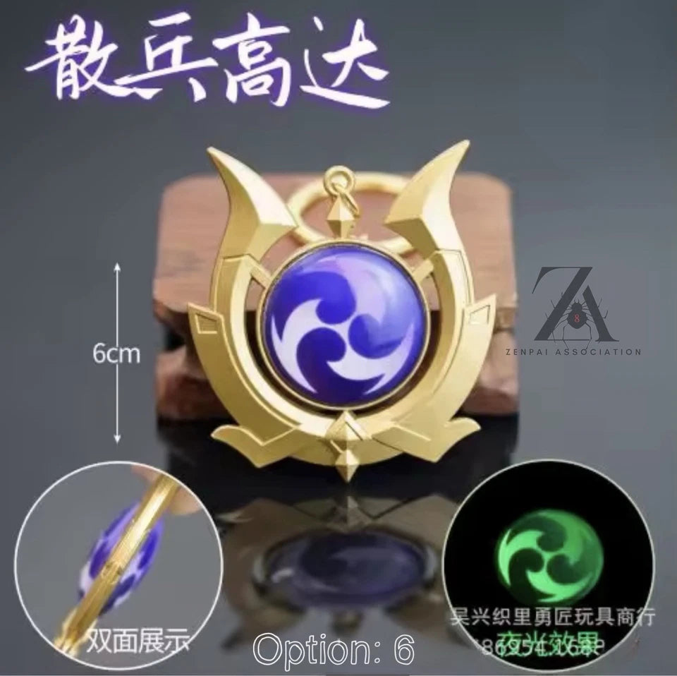 Genshin Impact Luminous Element Cosplay Pendants Gift Accessories 9 - 11"