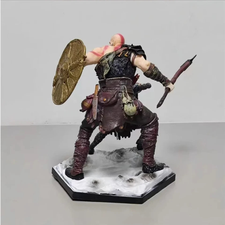 Kratos & Atreus God of War Video Game Action Figure Model Statue PVC 8" [Boxed]