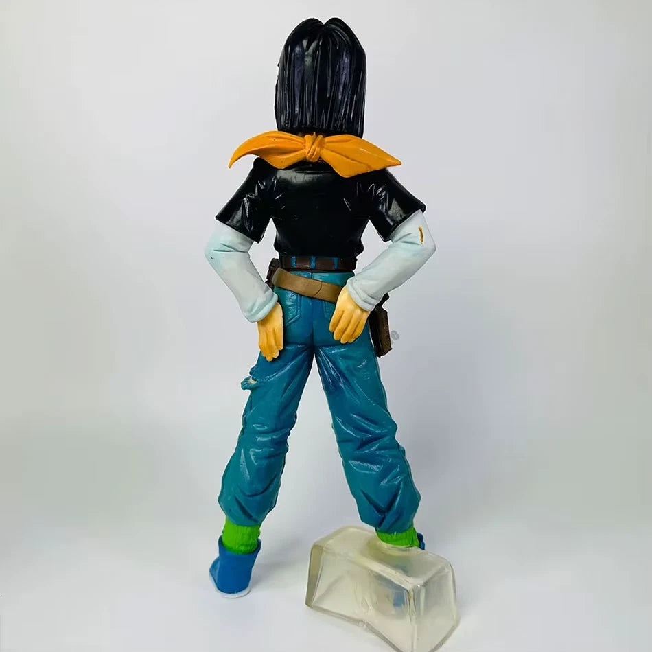 Android 18 & Android 17 Dragon Ball Z Anime Figure Model Statue PVC 9" [Boxed]