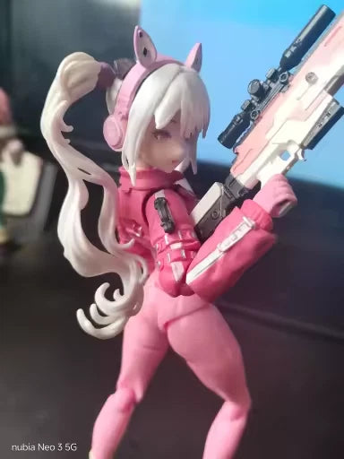 Dorothy Goddess Of Victory: Nikke Adjustable Anime Action Figure PVC 6" [Boxed]