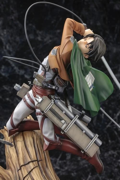 Levi Ackerman Attack on Titan AoT Anime Rare Action Figure PVC 13.7" [Boxed]