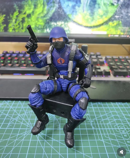 Cobra Trooper G.I. Joe Classified Adjustable Action Figure PVC 6" [No Box]